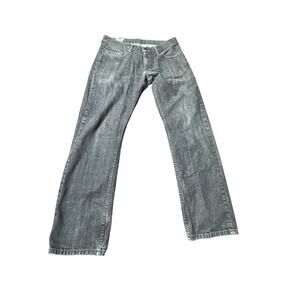 Levi’s 514 Men’s 33x32 Straight Fit Jeans Gray Faded 100% Cotton